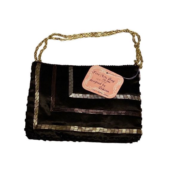 fine arts bag by Dirkran Bags Vintage Fine Arts Bag New York Black